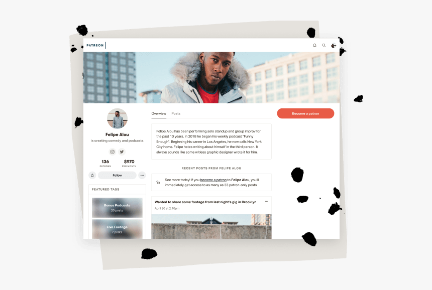 Send A Message On Patreon, HD Png Download