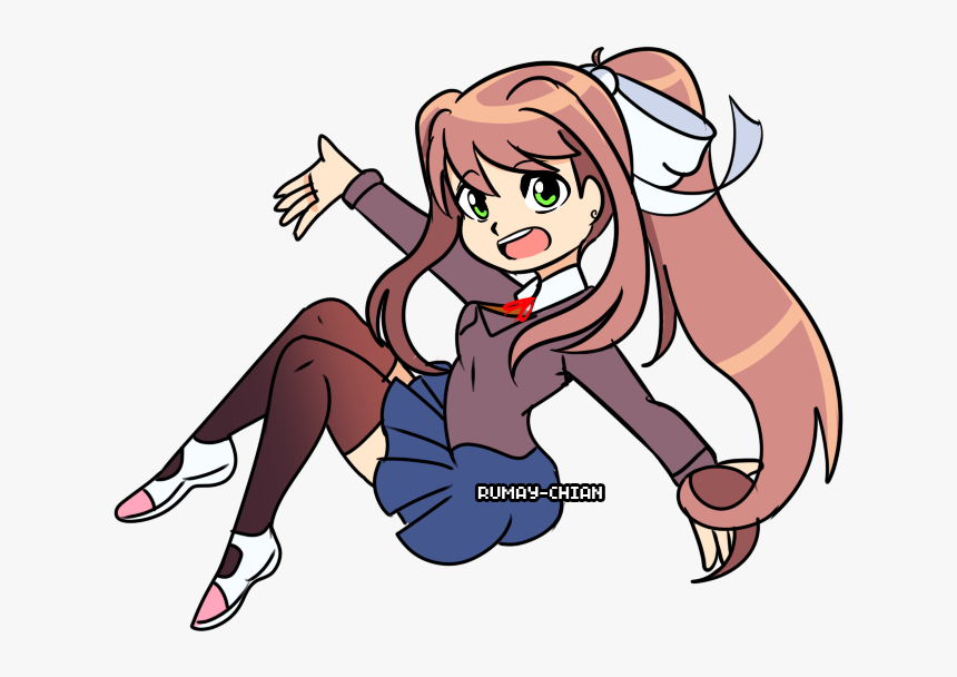 Transparent Monika Ddlc Png, Png Download
