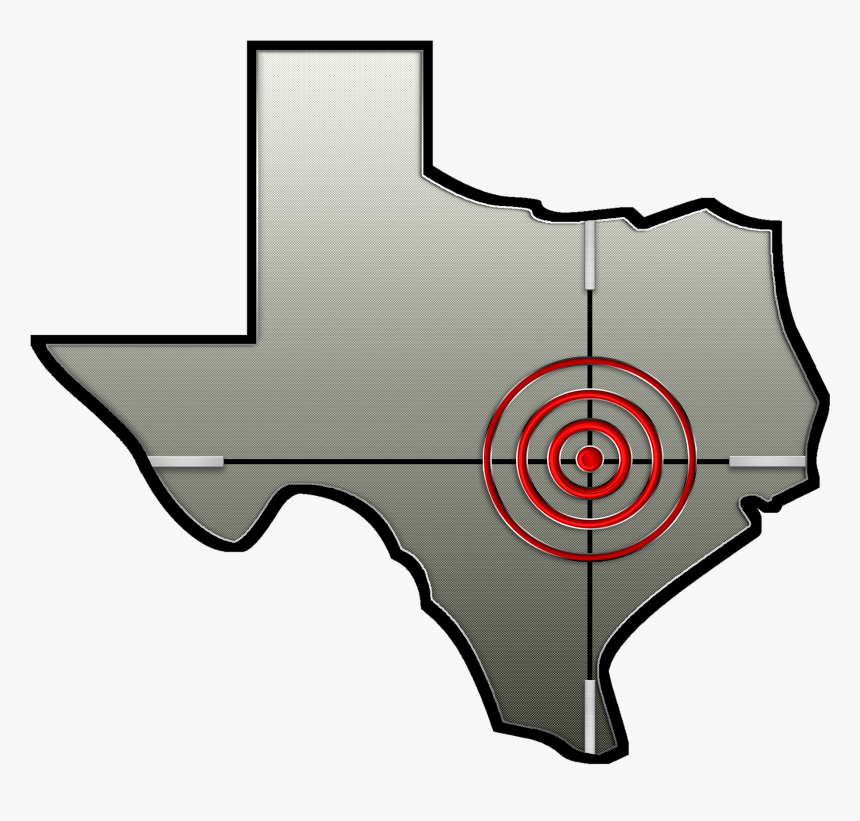 Crosshairs Texas Clipart , Png Download, Transparent Png