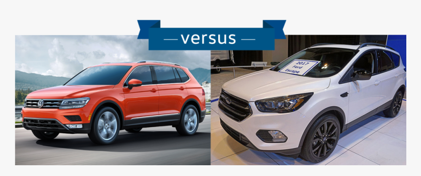 Volkswagen Tiguan Vs Ford Escape, HD Png Download