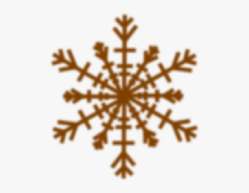 Snow Flake Shadow Clip Art At Clker, HD Png Download