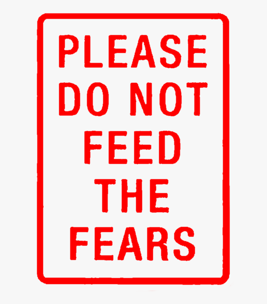 Aesthetic Text Quote Red Fear Afraid Scared Scary Warni, HD Png Download