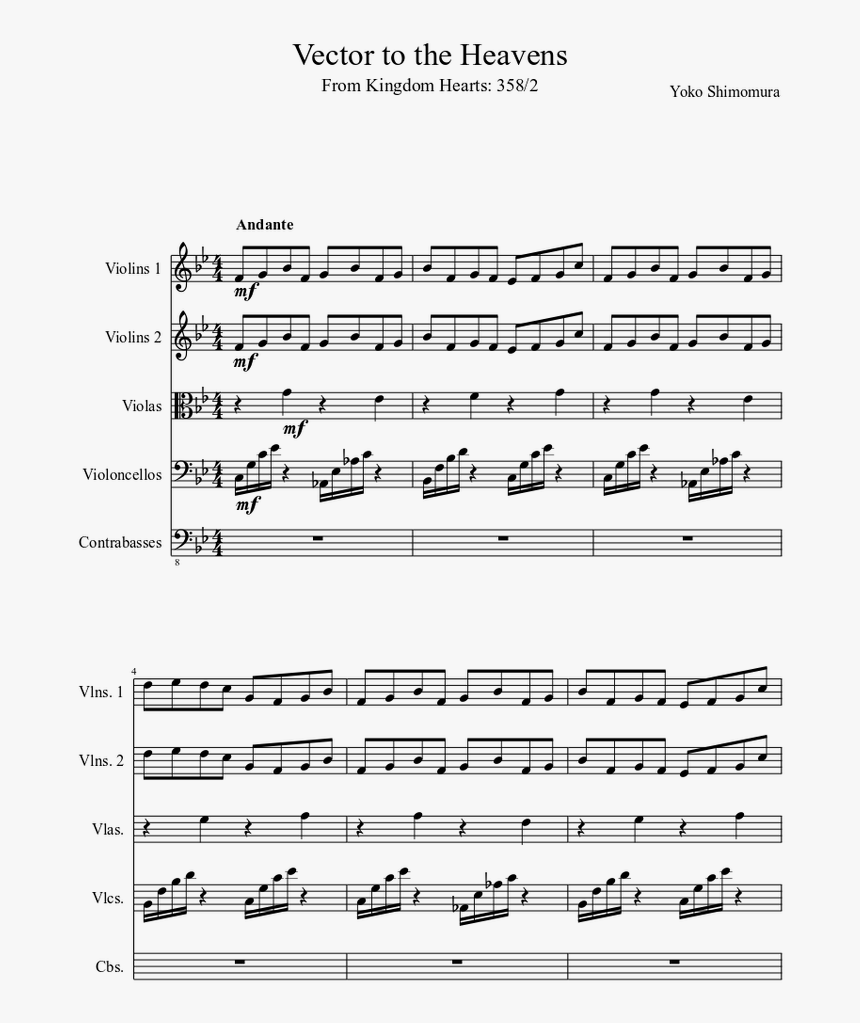 Jupiter String Quartet Sheet Music , Png Download, Transparent Png