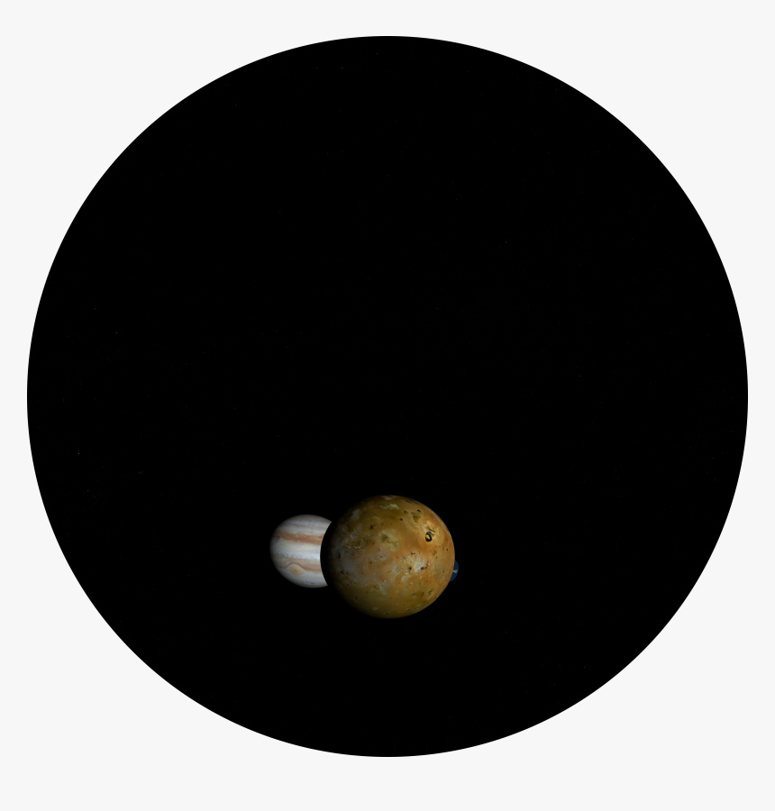 Io Moon Orbiting Around Jupiter, HD Png Download