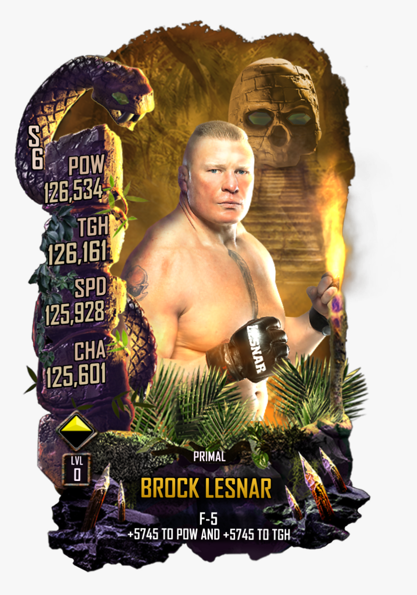 Wwesc S6 Brock Lesnar Primal, HD Png Download