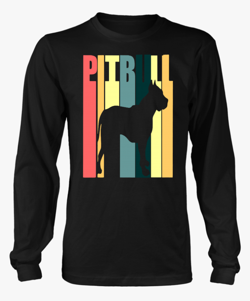 Pitbull Dog Vintage T-shirt, Retro Vintage Pitbull, HD Png Download