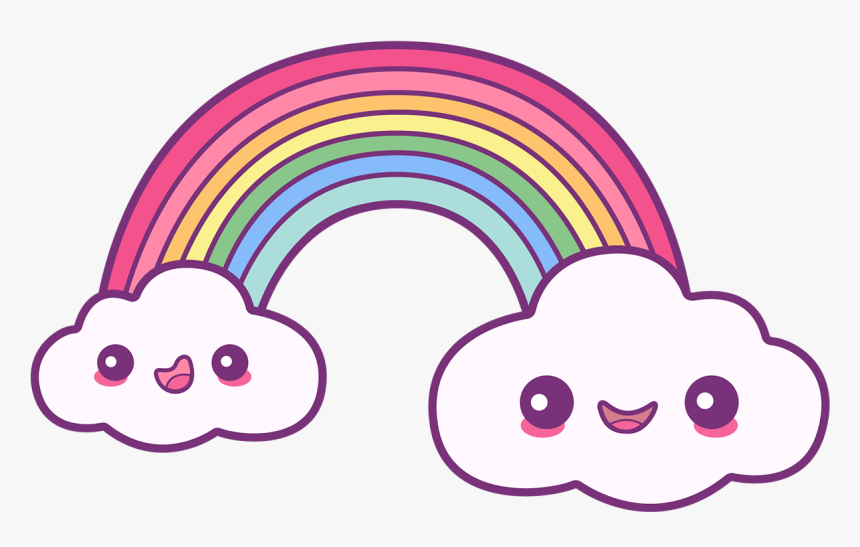 Nuvem Arco Íris, HD Png Download