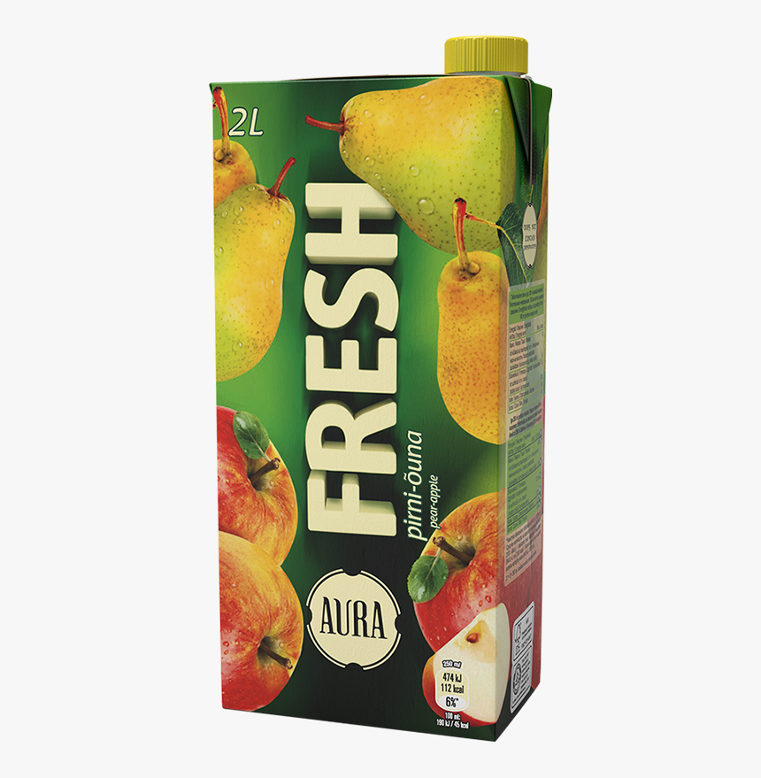 Aura Fresh Pear & Apple Juice Drink, HD Png Download