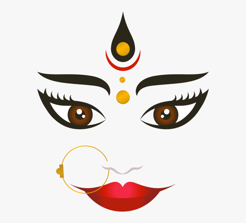 Transparent Navaratri Durga Puja Happiness Eyewear, HD Png Download