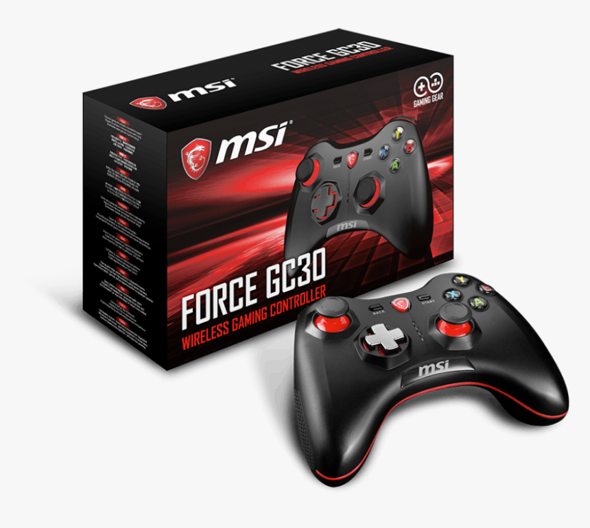 Msi Gc30 Wireless Game Controller S10 43g0010 Ec4, HD Png Download