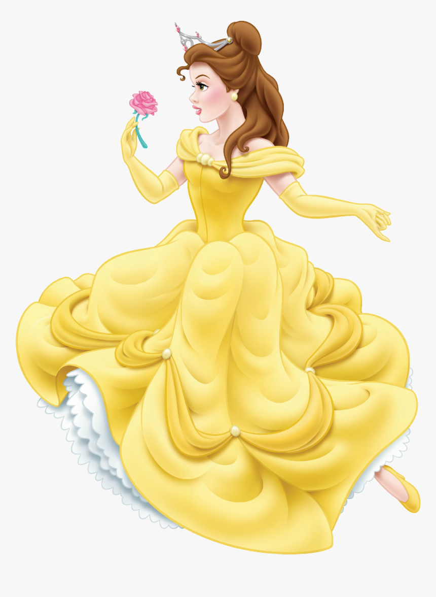 Belle With Book Clipart Graphic Free Stock Belle/gallery, HD Png Download