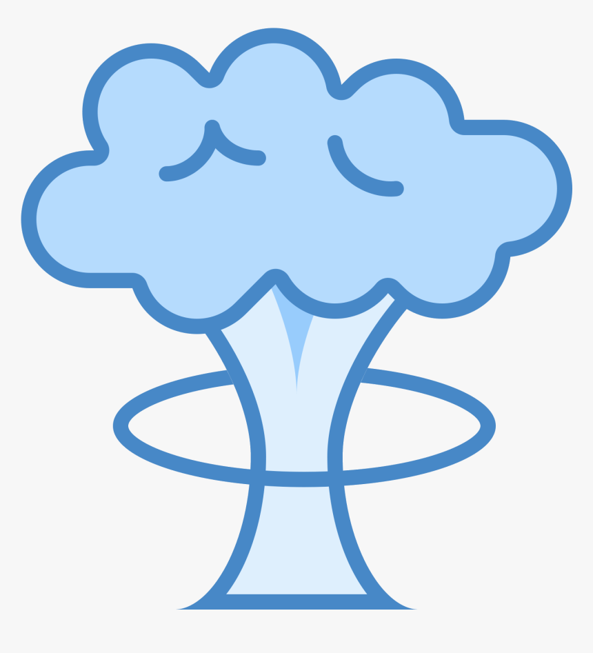 Grzyb Atomowy Icon, HD Png Download