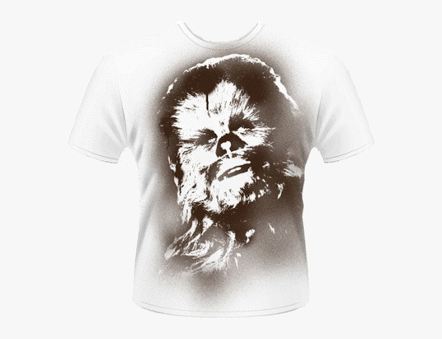 Star Wars, Chewy, T-shirt, HD Png Download