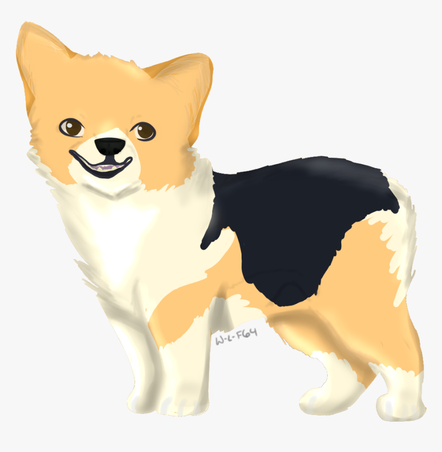 Drawn Corgi Transparent, HD Png Download