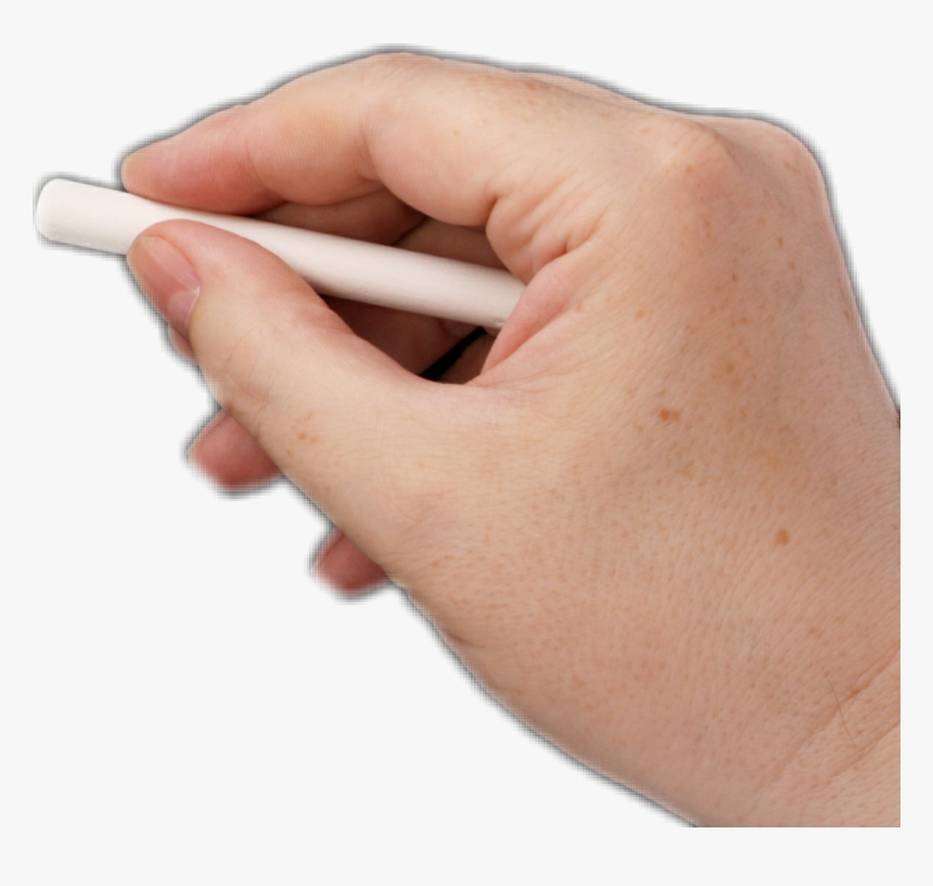 Hand With Chalk Png , Png Download, Transparent Png