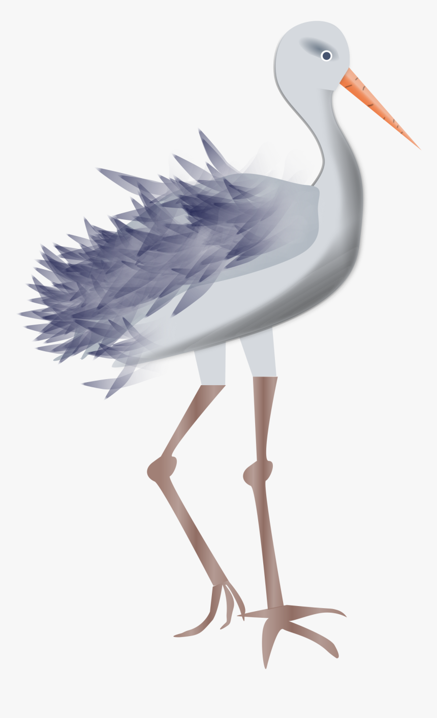 Bird With Legs Svg Clip Arts, HD Png Download