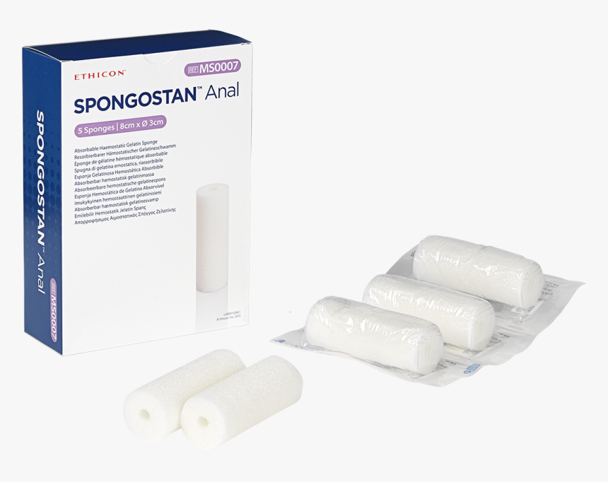 Spongostan™ Absorbable Haemostatic Gelatin Sponge,, HD Png Download