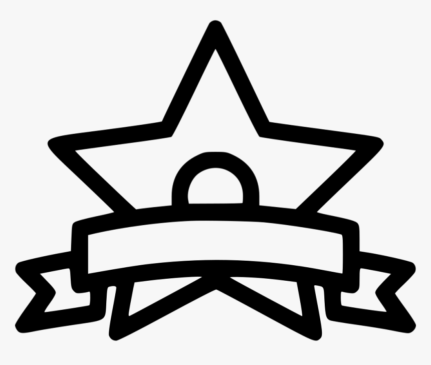 Black Star Outline Transparent Clipart , Png Download, Png Download