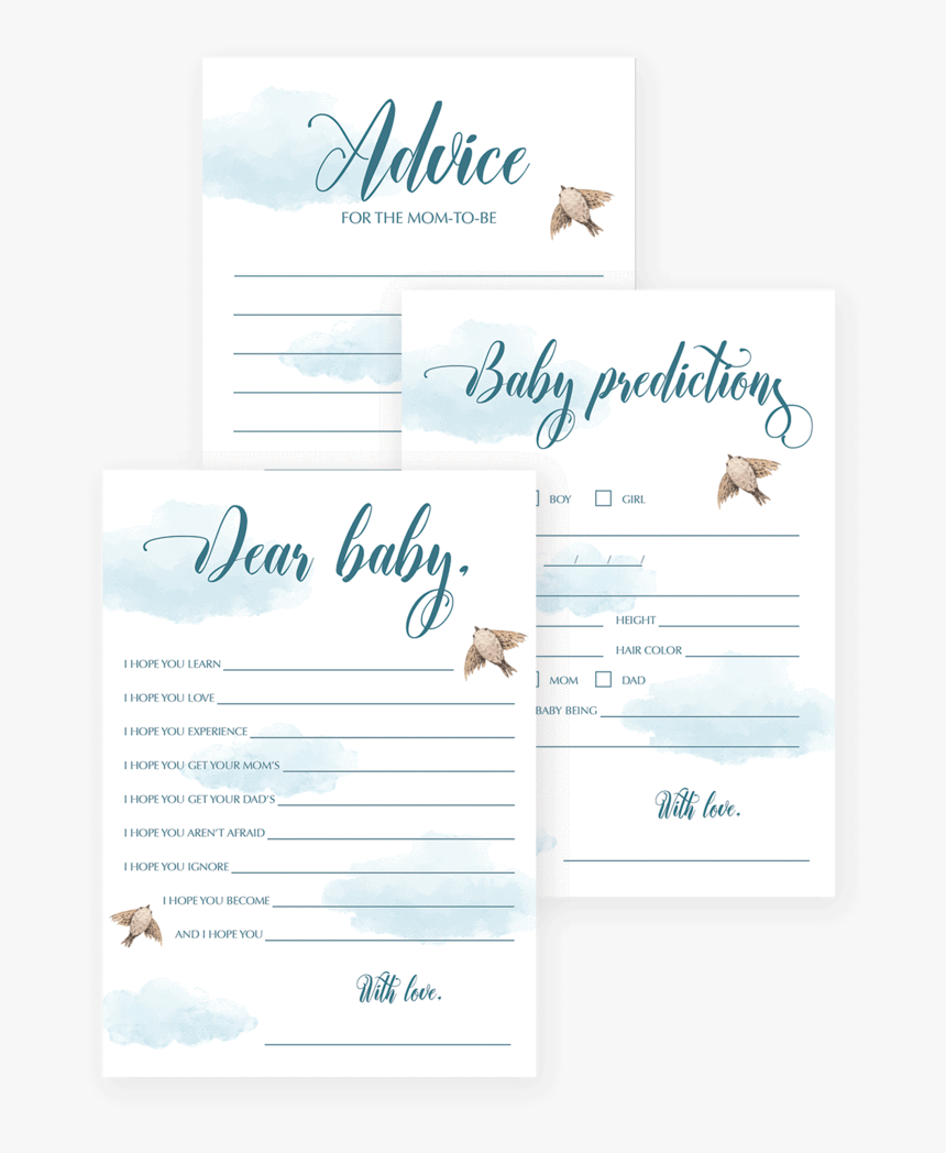 Air Baby Shower Games Printable By Littlesizzle, HD Png Download