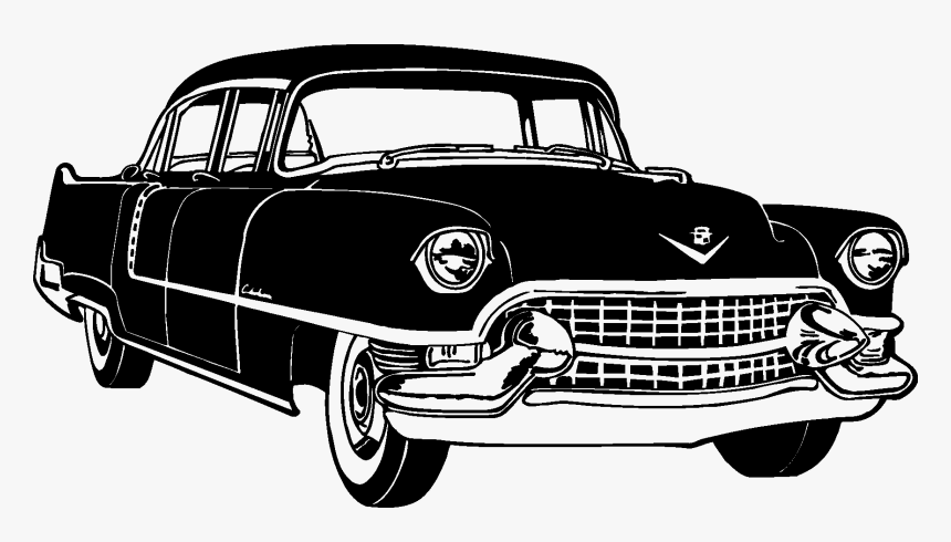 Old Classic Cars Silhouettes020, HD Png Download