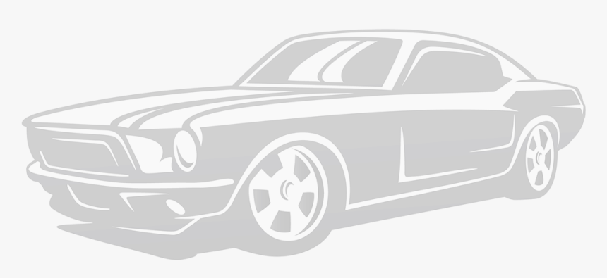 Muscle Car Silhouette Png, Transparent Png