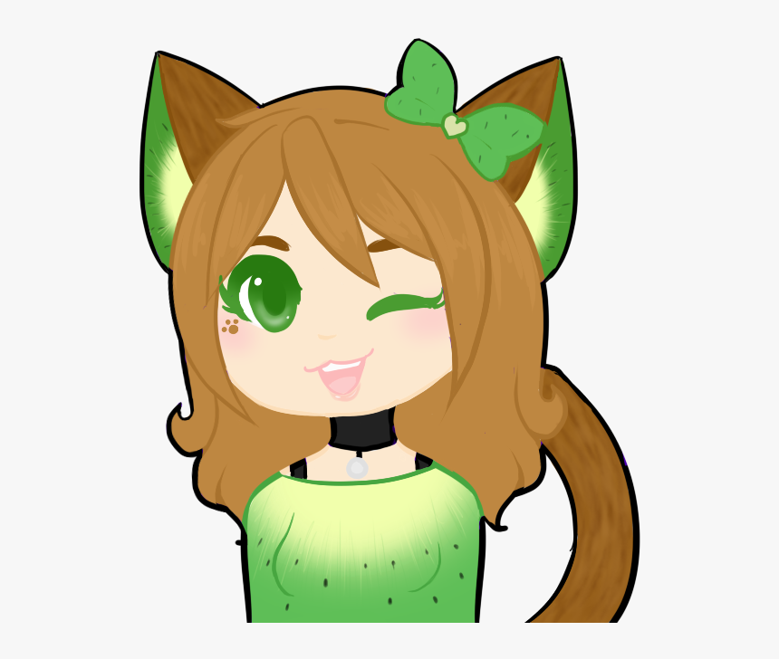 Kiwi Fruit Cat By Thecrimsonsorcerer, HD Png Download