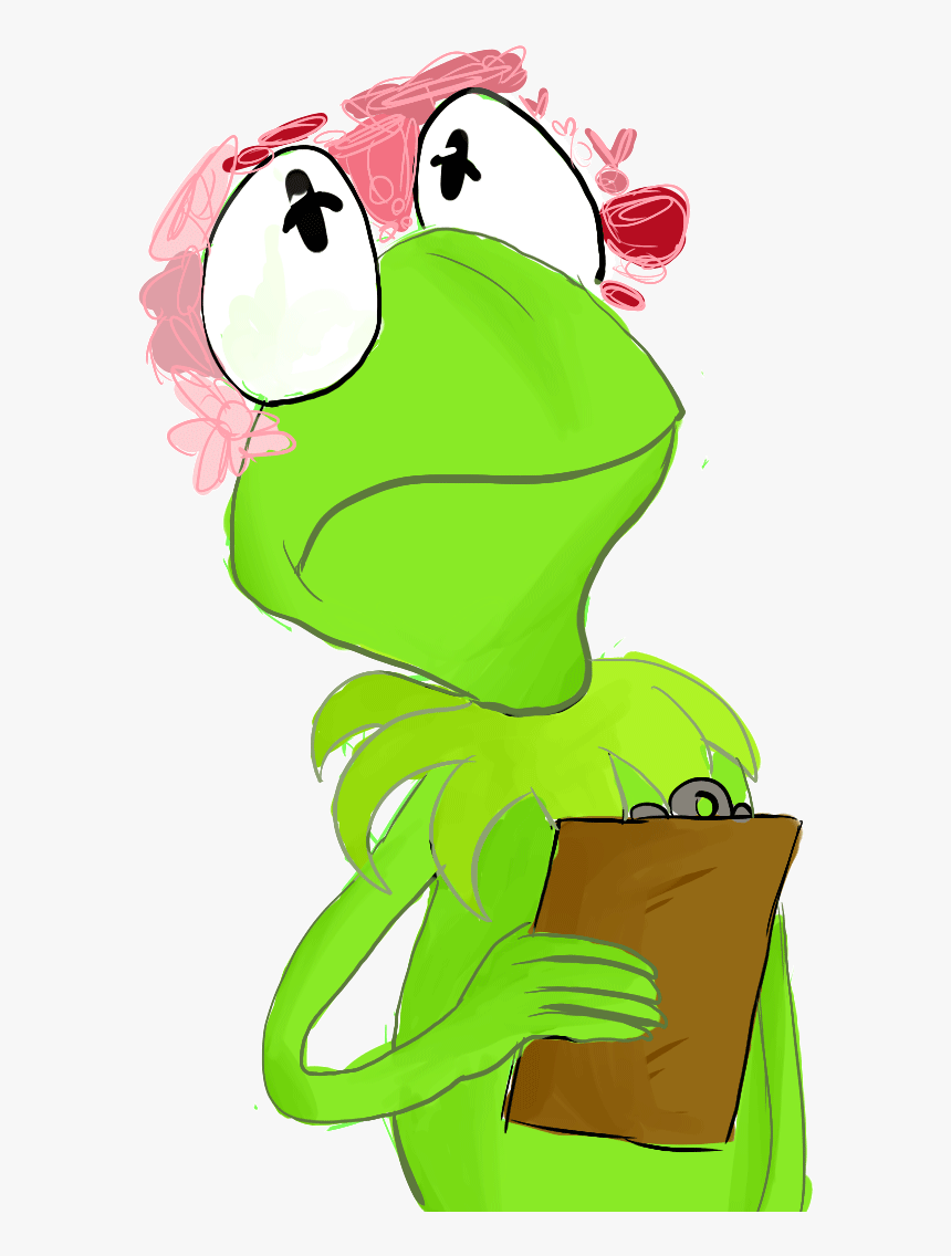 “ I Can Draw Kermit The Frog In Flower Crowns All I, HD Png Download