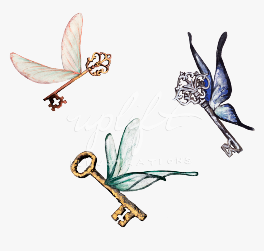 Winged Keys, HD Png Download