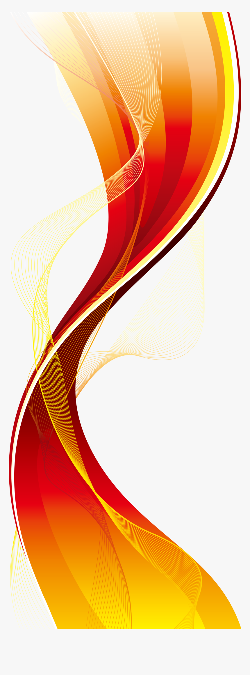 Curve Graphic Design Red, HD Png Download