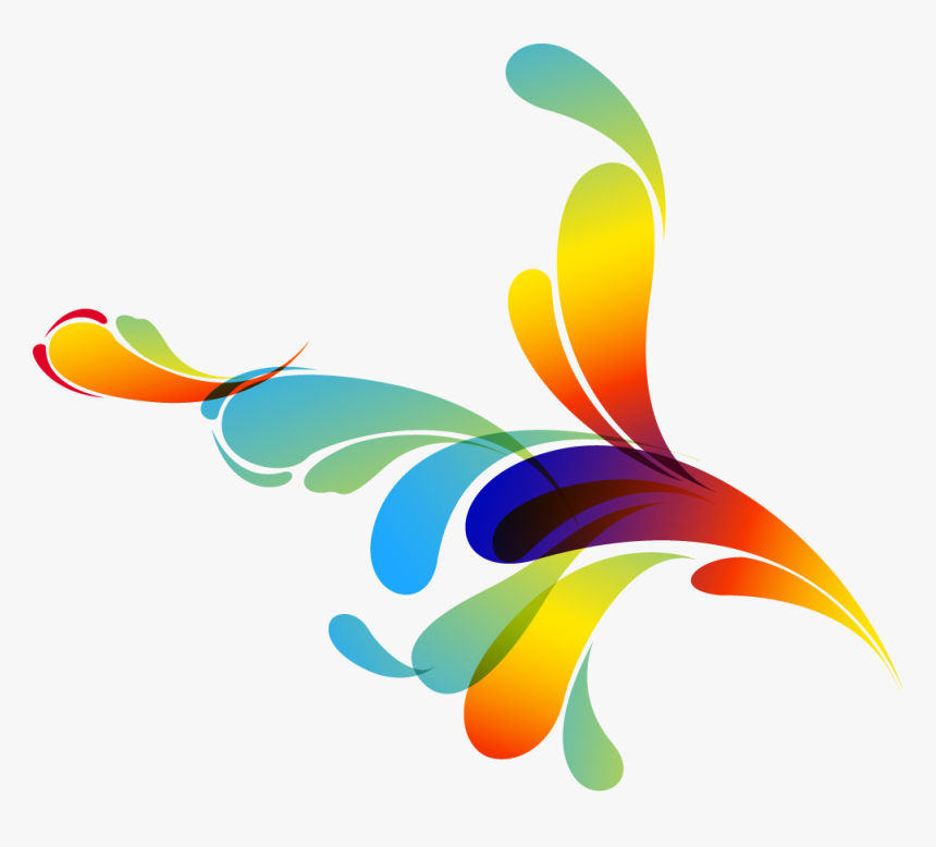 Drop Watercolor Graphic Design Hand Painted Colorful, HD Png Download