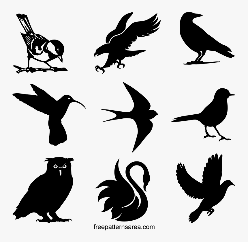 Bird Silhouette Png, Transparent Png