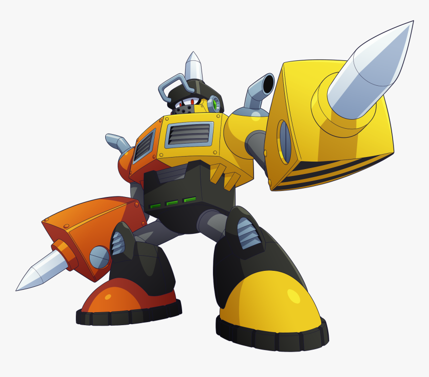 Mega Man 11 Impact Man Render, HD Png Download