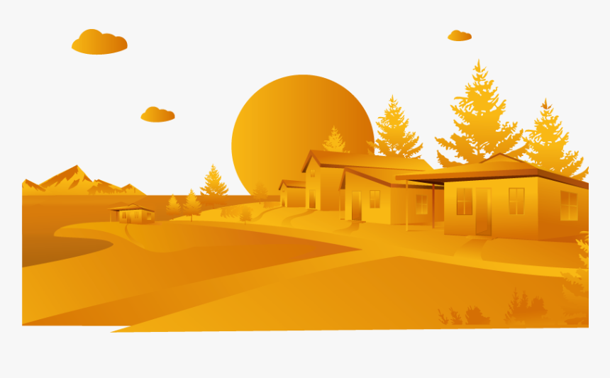 Pyramids In Desert Landscape, HD Png Download