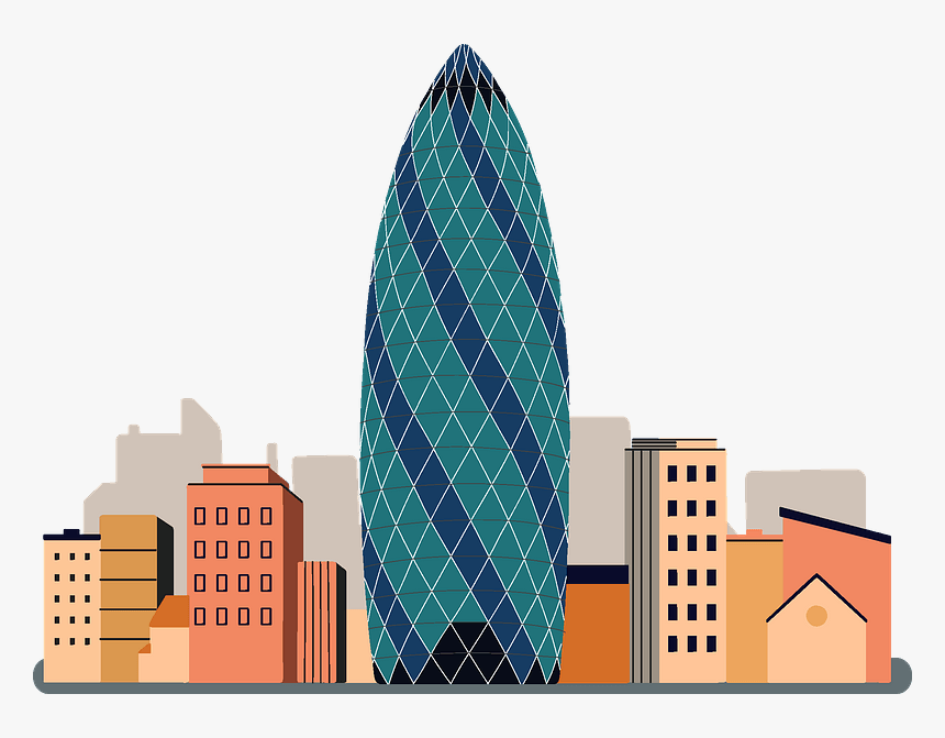 30 St Mary Axe Clipart, HD Png Download