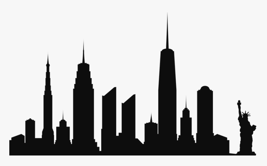 Free Png New York City Skyline Silhouette Png Png Clipart, Transparent Png