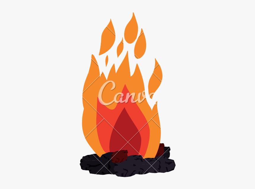 Hand Drawn Bonfire Png, Transparent Png