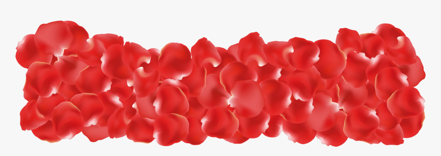 Flower Petals Clipart Png Free Library Rose Petals, Transparent Png