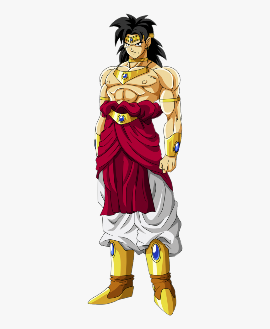 Dragon Ball Character Broly Golden Ornaments, HD Png Download