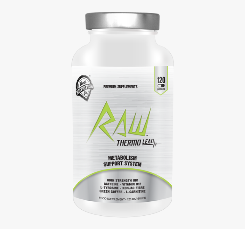Raw Thermo Lean 120 Capsules, HD Png Download