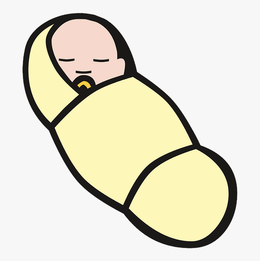 Baby Sleeping Clipart, HD Png Download
