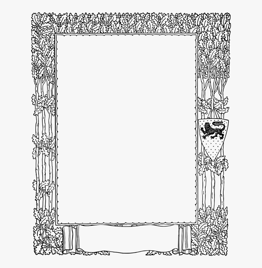 Leafy Frame, HD Png Download