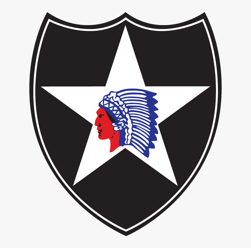 2nd Infantry Division United States Army Shoulder Indian, HD Png Download