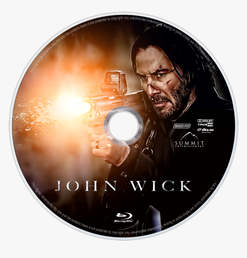 John Wick Bluray Disc Image, HD Png Download