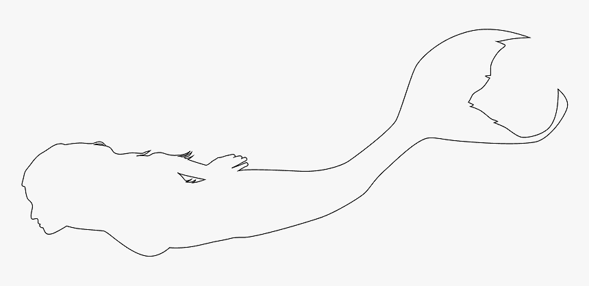 Mermaid Silhouette Png, Transparent Png