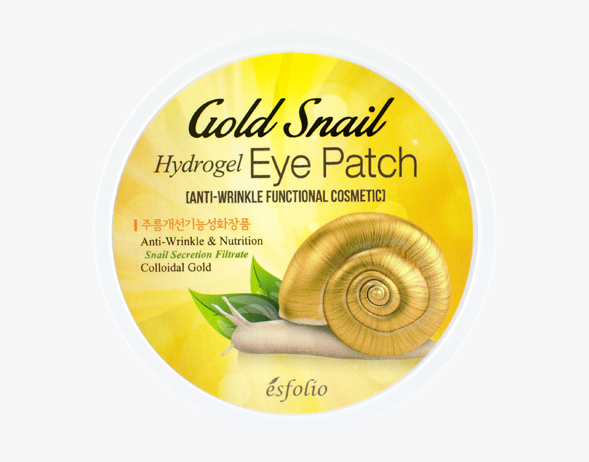 Esfolio Gold Snail Hydrogel Eye Patch 60pcs 60pcs ,, HD Png Download