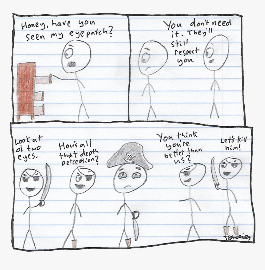 Comic 88- Eye Patch, HD Png Download