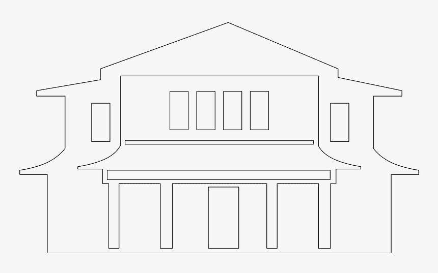 House Silhouette Png, Transparent Png