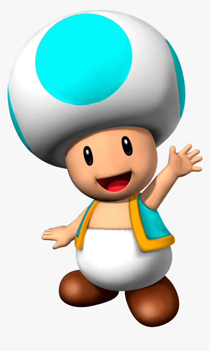 Cyan Toad Nsmbvr, HD Png Download