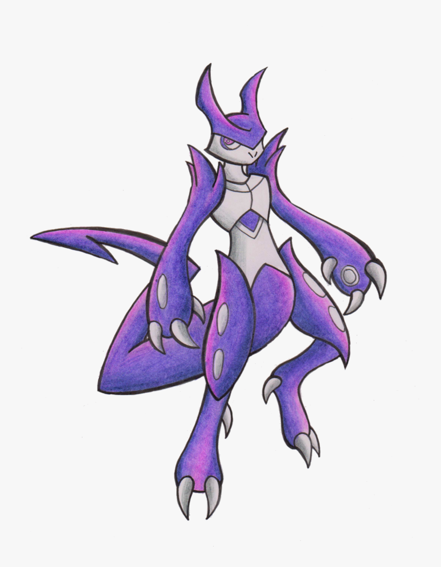 Mega Mewtwo Z By Sea Salt-d70l0v7 Sea Salt, Mega Mewtwo,, HD Png Download
