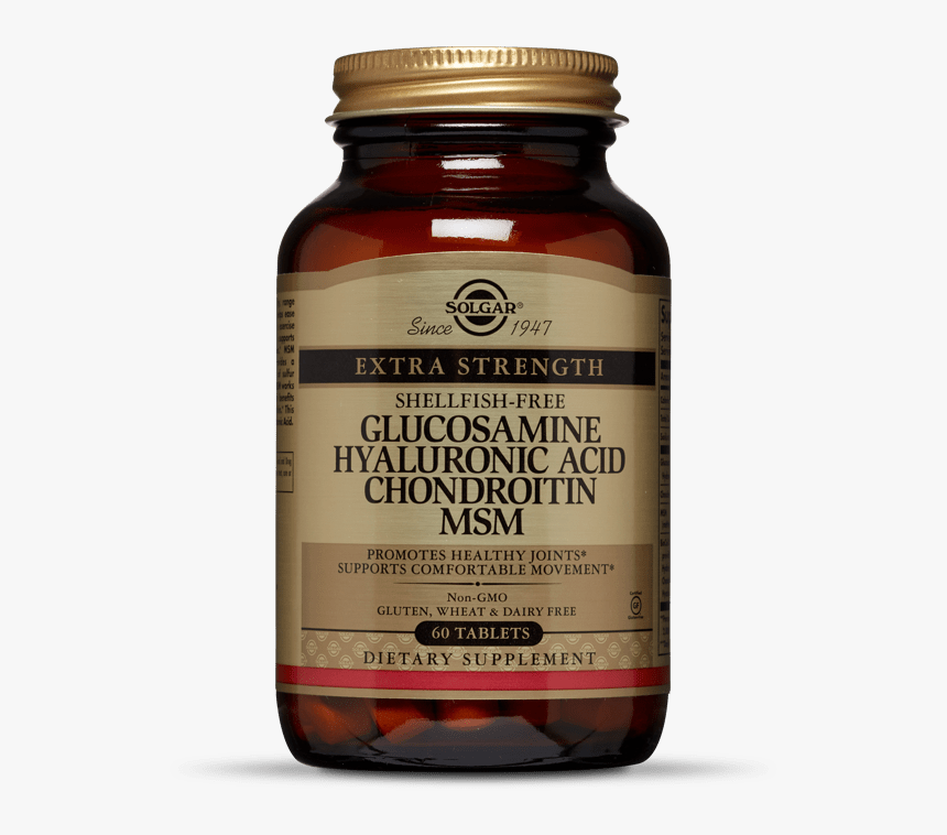 Glucosamine Hyaluronic Acid Chondroitin Msm Tablets, HD Png Download